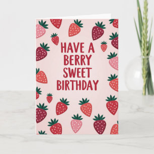 Berry Sweet Birthday Card