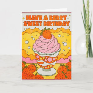 Berry Sweet Birthday Letterpress Card