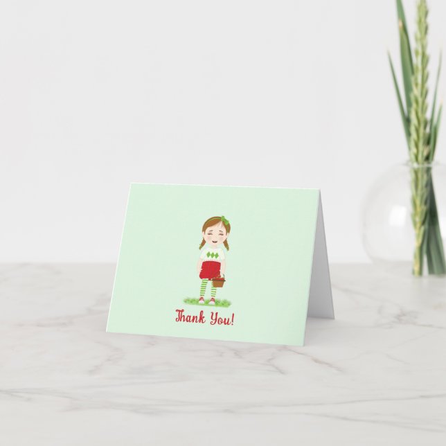 Berry Sweet Birthday  Note Card (Front)