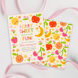 Berry Sweet Birthday Party, Fruit Birthday Invitation