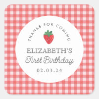 Berry Sweet Birthday Picnic thank you