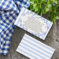 Berry Sweet Book Request boy Enclosure Card