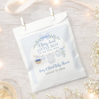 Berry Sweet Boy blueberry Baby Shower Favour Bags