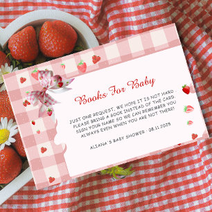 Berry Sweet Chequered Coquette Books for Baby  Enclosure Card