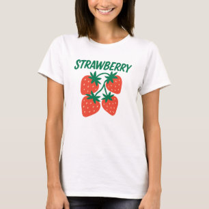 Berry Sweet - Cute Strawberry Fruit Design T-Shirt