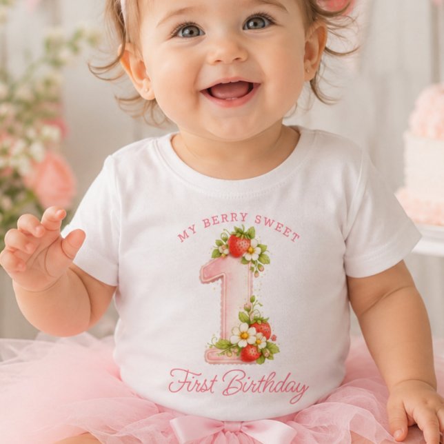 Berry Sweet First Birthday Shirt (Creator Uploaded)