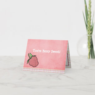 Berry Sweet Folded Notecard