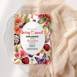 Berry Sweet Fruit Baby Shower Invitation