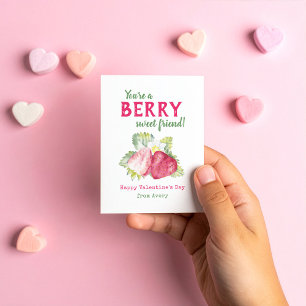 Berry Sweet Kids Classroom Valentine's Cards
