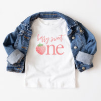 Berry Sweet One Strawberry First Birthday Shirt