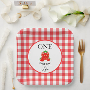 Berry Sweet Paper Plate Kids Birthday