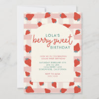 BERRY SWEET PARTY INVITE