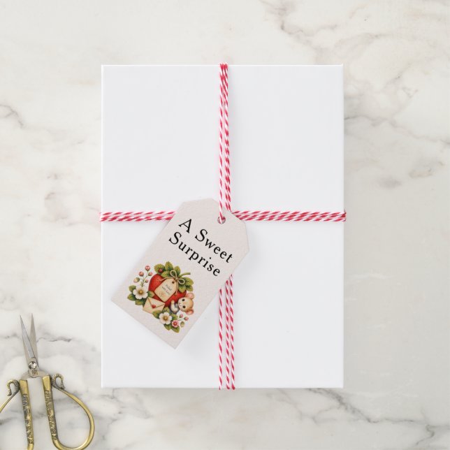 Berry Sweet Personalised Gift Tag (With Twine)