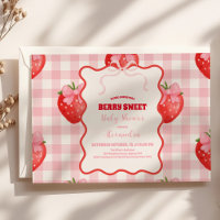 Berry Sweet Pink Coquette Baby Shower