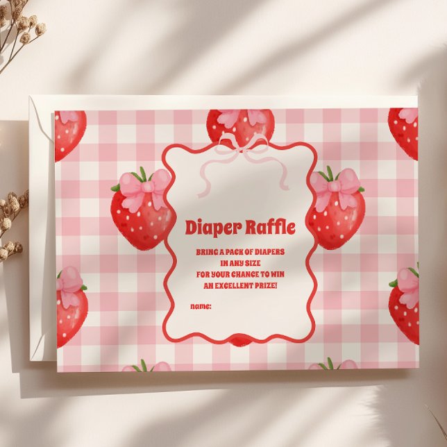 Berry Sweet Pink Diapper Raffle  Enclosure Card (Creator Uploaded)