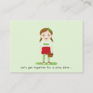 Berry Sweet Play Date Calling Card