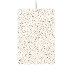 Berry Sweet Speckled Pink & Purple Dots Car Air Freshener