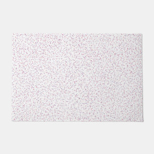 Berry Sweet Speckled Pink & Purple Dots Doormat