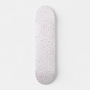 Berry Sweet Speckled Pink & Purple Dots Skateboard