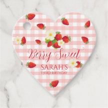 Berry Sweet Strawberry 3rd Birthday Party 