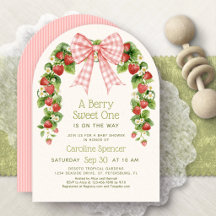 Berry Sweet Strawberry Arch Baby Shower