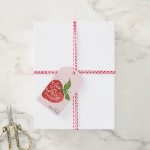 Berry Sweet Strawberry Baby Shower Gift Tags