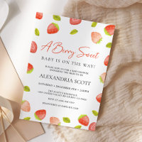 Berry Sweet Strawberry Baby Shower