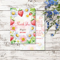 Berry sweet strawberry baby shower