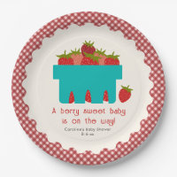 Berry Sweet Strawberry Basket Baby Shower