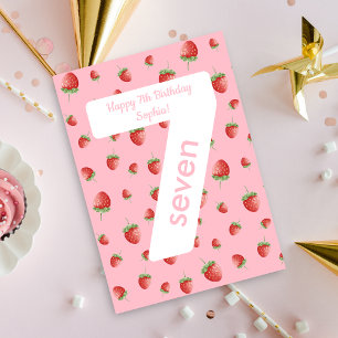 Berry Sweet Strawberry Happy Birthday Card