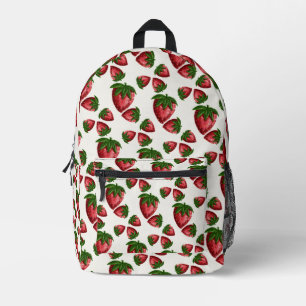 Berry Sweet Strawberry Pattern Backpack