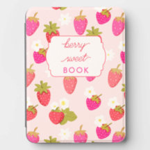 Berry Sweet Strawberry Personalised E-reader cover