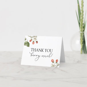 Berry Sweet Thank You  Card