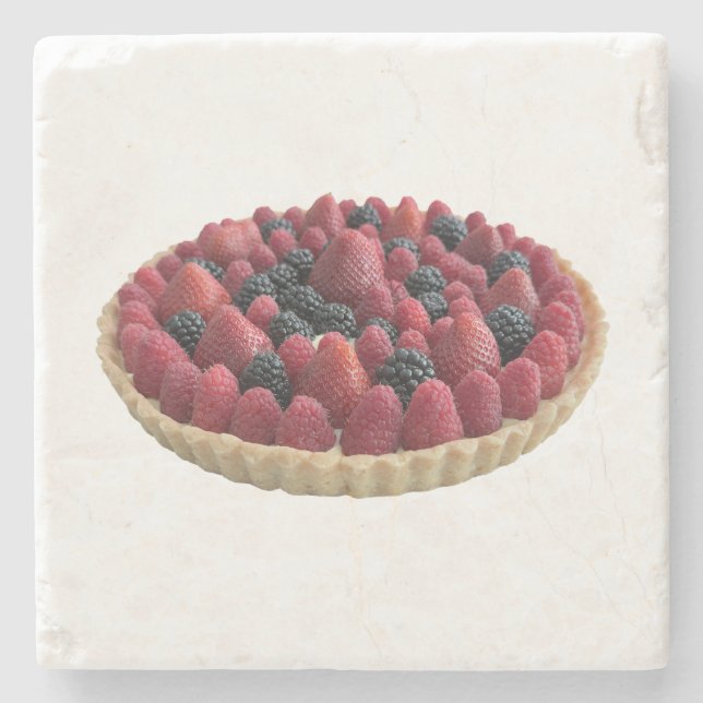 Berry Tart Stone Coaster (Front)