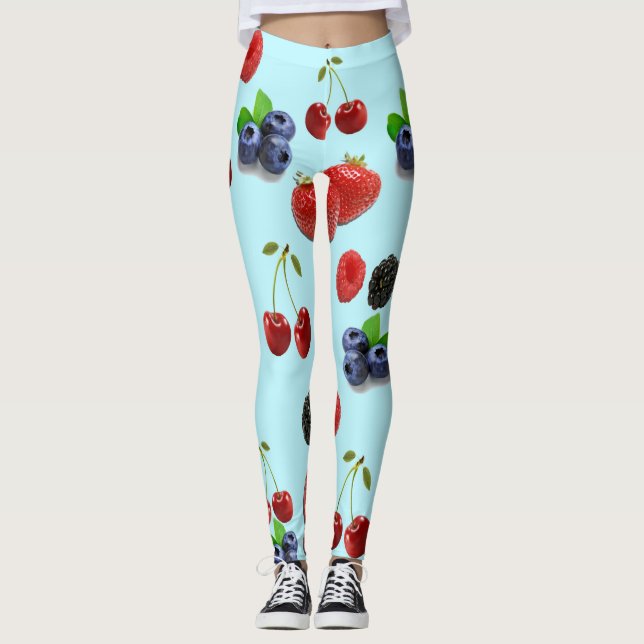 Berry Texture Leggings (Front)