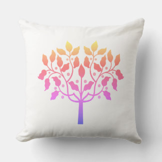 berry tree design cushion