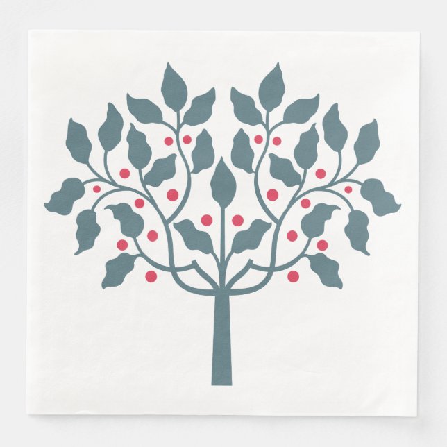 berry tree napkin (Front)