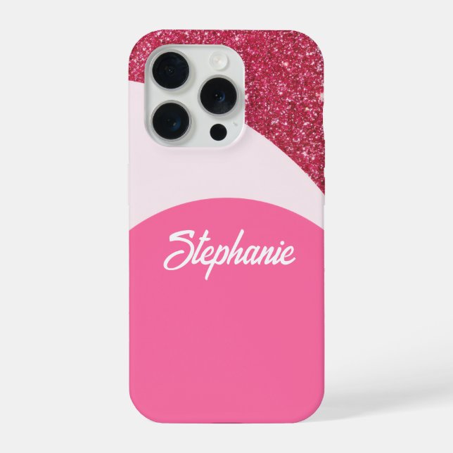 Berry Twisted Personalised Sparkle Phone Case (Back)