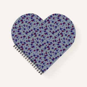 Berry, Violet and Purple dots Notebook