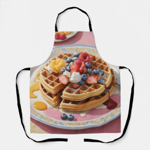 Berry Waffle Breakfast Plate Apron