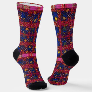 Berry Wall Socks