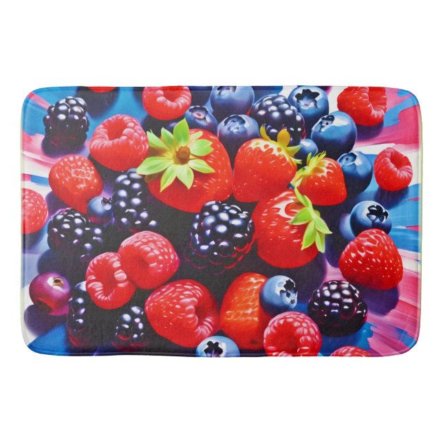 Berrylicious Burst Bath Mat (Front)