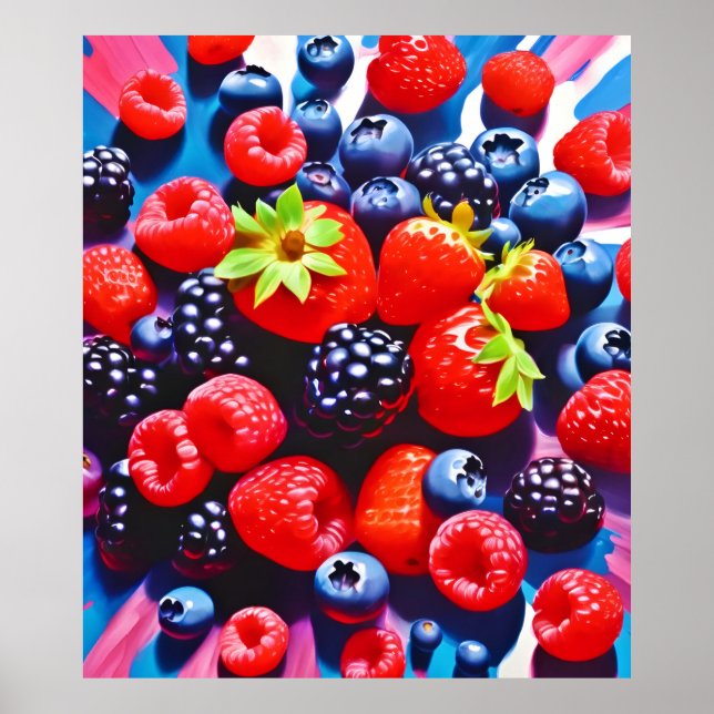 Berrylicious Burst Poster (Front)