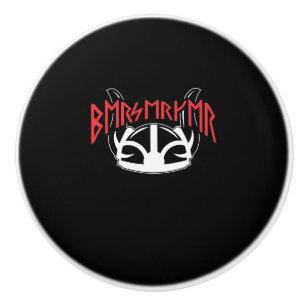 Berserker Viking Runes Norse Paganism Ceramic Knob