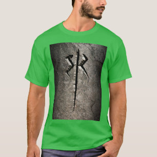Berserkers Rage stone carved symbol T-Shirt