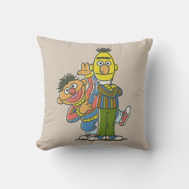 Bert and Ernie Classic Style Cushion (Front)
