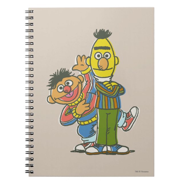 Bert and Ernie Classic Style Notebook (Front)