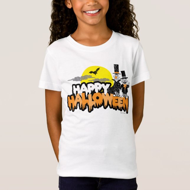 Bert and Ernie | Happy Halloween T-Shirt (Front)