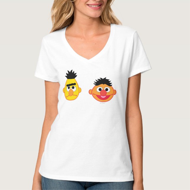 Bert & Ernie Emojis T-Shirt (Front)