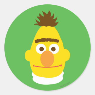 Bert Face Classic Round Sticker